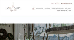 Desktop Screenshot of kureckfloristik.de