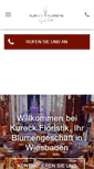 Mobile Screenshot of kureckfloristik.de
