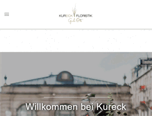 Tablet Screenshot of kureckfloristik.de
